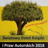 Plakat na Światowy Dzień Książki i Praw Autorskich 2018