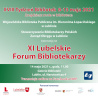 Zapraszamy na XI Lubelskie Forum Bibliotekarzy, 14 maja 2021 r.